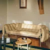 Discount Hem Puffy 2 5-sits soffa 205 cm Natural-black grey