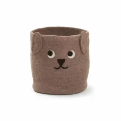 Barn Klippan Yllefabrik Puppy korg Ø20 cm Grå