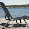 Online Fiam Quick solstol Textaline black-aluminium