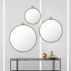 GUBI Randaccio spegel antique brass medium