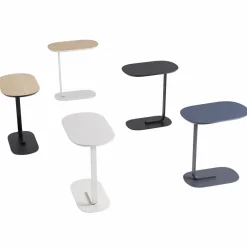 Muuto Relate sidobord 60 5 cm Oak veener-Black