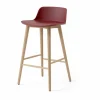 Hot &Tradition Rely HW118 barstol Red brown-lackerad ek 65 cm