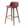Discount &Tradition Rely HW118 barstol Red brown-lackerad valnöt 65 cm