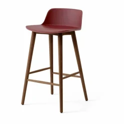Discount &Tradition Rely HW118 barstol Red brown-lackerad valnöt 65 cm