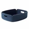 Outlet Muuto Restore tray förvaringskorg låg Midnight blue (blå)