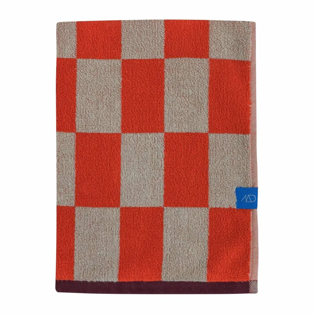 Discount Mette Ditmer Retro handduk Dark orange 70x33 cm