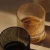 Clearance Ferm Living Ripple tumbler glas 25 cl 2-pack Clear