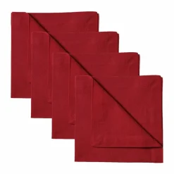 Linum Robert servett 4-pack Röd