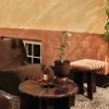 Ferm Living Rouli center module pure bouclé modulsoffa Chestnut brown