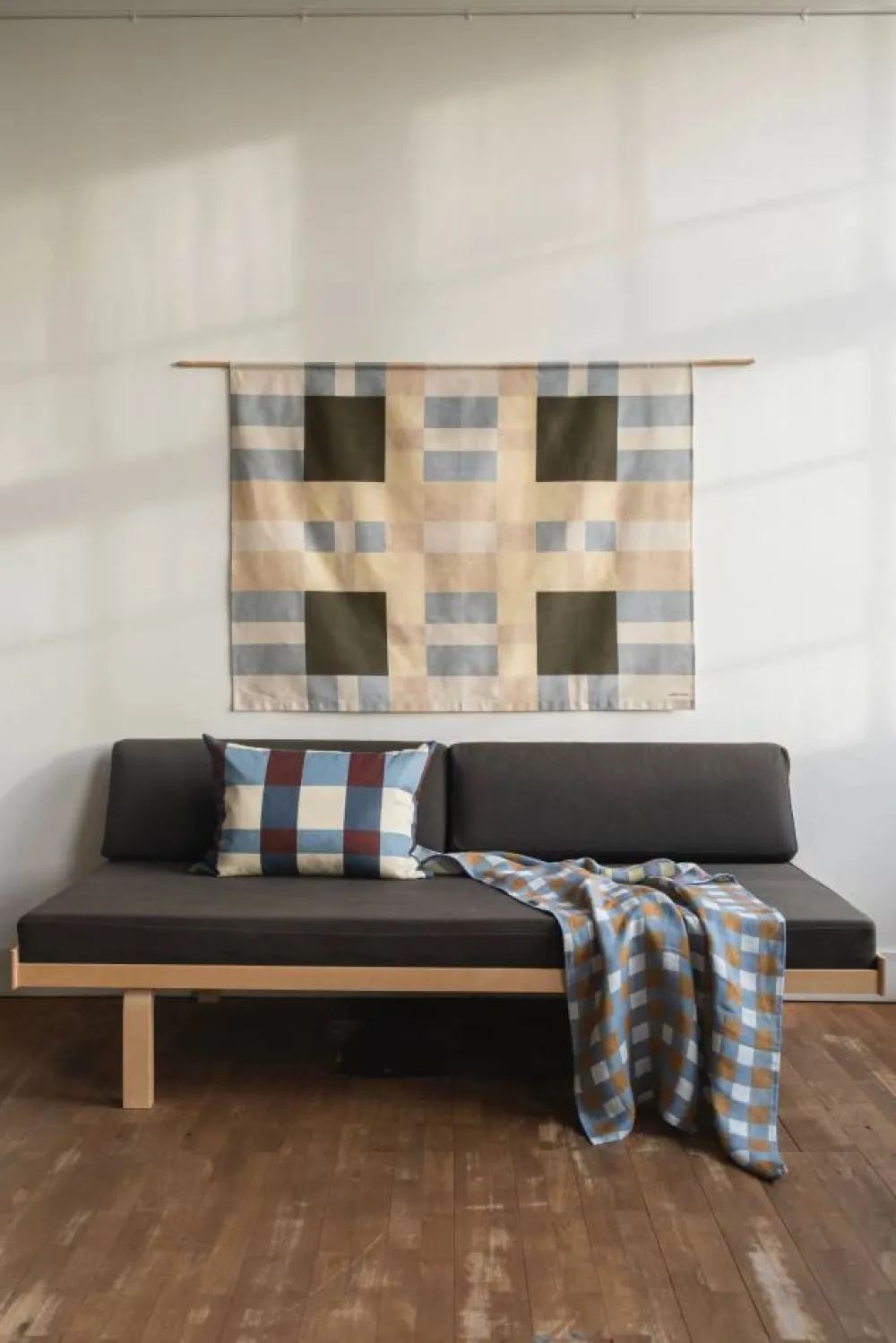Barn Fine Little Day Rutan filt 100x145 cm Oat
