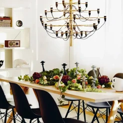 Clearance Flos 2097 Sarfatti ljuskrona Mässing 30 lampor