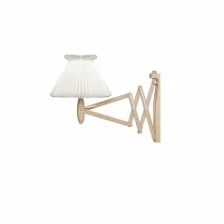Le Klint Sax 224-6/17 vägglampa ek ljus plast skärm