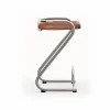 Clearance Lammhults S70-3 barpall Elmo Nordic läder Cognac-kromstativ