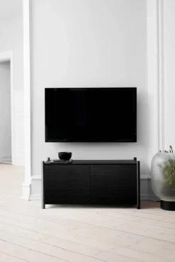 Gejst Sceene bookcase G Svartbetsad ek