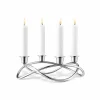 Outlet Georg Jensen Season ljusstake Ø26 cm blank