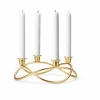 Georg Jensen Season ljusstake Ø26 cm förgylld
