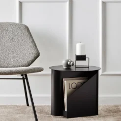 Woud Sentrum sidobord Svart