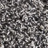 Kateha Shaggy matta rund white/charcoal 220 cm