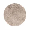 Kateha Shaggy matta rund white/grey 220 cm