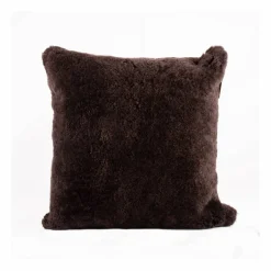 Outlet Shepherd of Sweden Shepherd Lina fårskinnskudde 40x40 cm mörkbrun