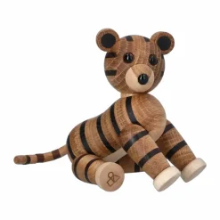 Spring Copenhagen Shiva tiger figur Beige 12x6x12 cm