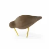 Normann Copenhagen Shorebird valnöt-mässing Liten