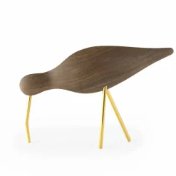 New Normann Copenhagen Shorebird valnöt-mässing Stor