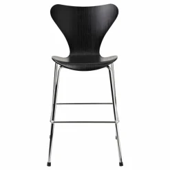Sale Fritz Hansen 3177 Sjuan Junior stol krom Ash black