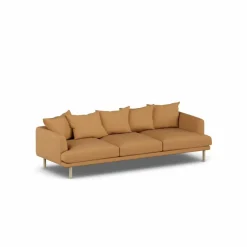 1898 Sjövik soffa Jump Honey 1959-vitoljad ek 3 5-sits