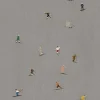 Sale Fine Little Day Skiers poster 50x70 cm Grå