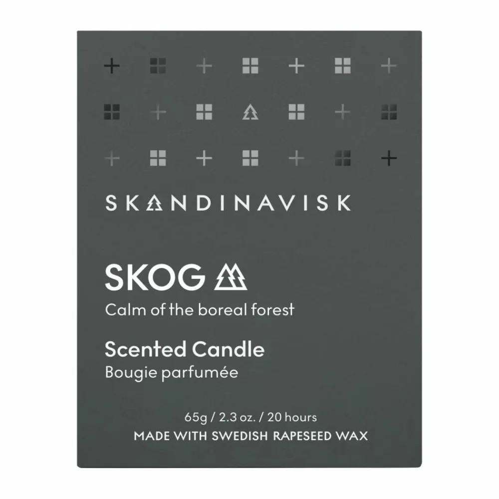 Skandinavisk Skog doftljus med lock 65 g