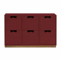 Best Asplund Snö B2 byrå Brown red