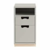 Asplund Snö G3 sängbord 05 light grey eksockel