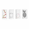 New HAY Sobremesa linneservett 45x45 cm 4-pack White