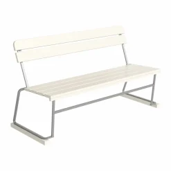 Discount Grythyttan Stålmöbler Soffa 3 Vitlackerad ek-varmförzinkat stativ