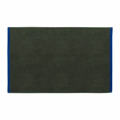 Mette Ditmer Soft badrumsmatta 50x80 cm Dark olive-light blue