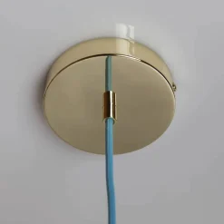 Hot Crème Atelier Soft Serve pendel Blueberry sorbet-brass 02 25 cm