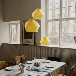Clearance Crème Atelier Soft Serve pendel Limoncello sorbet-brass 03 30 cm