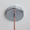 Crème Atelier Soft Serve pendel Peach sorbet-chrome 01 20 cm