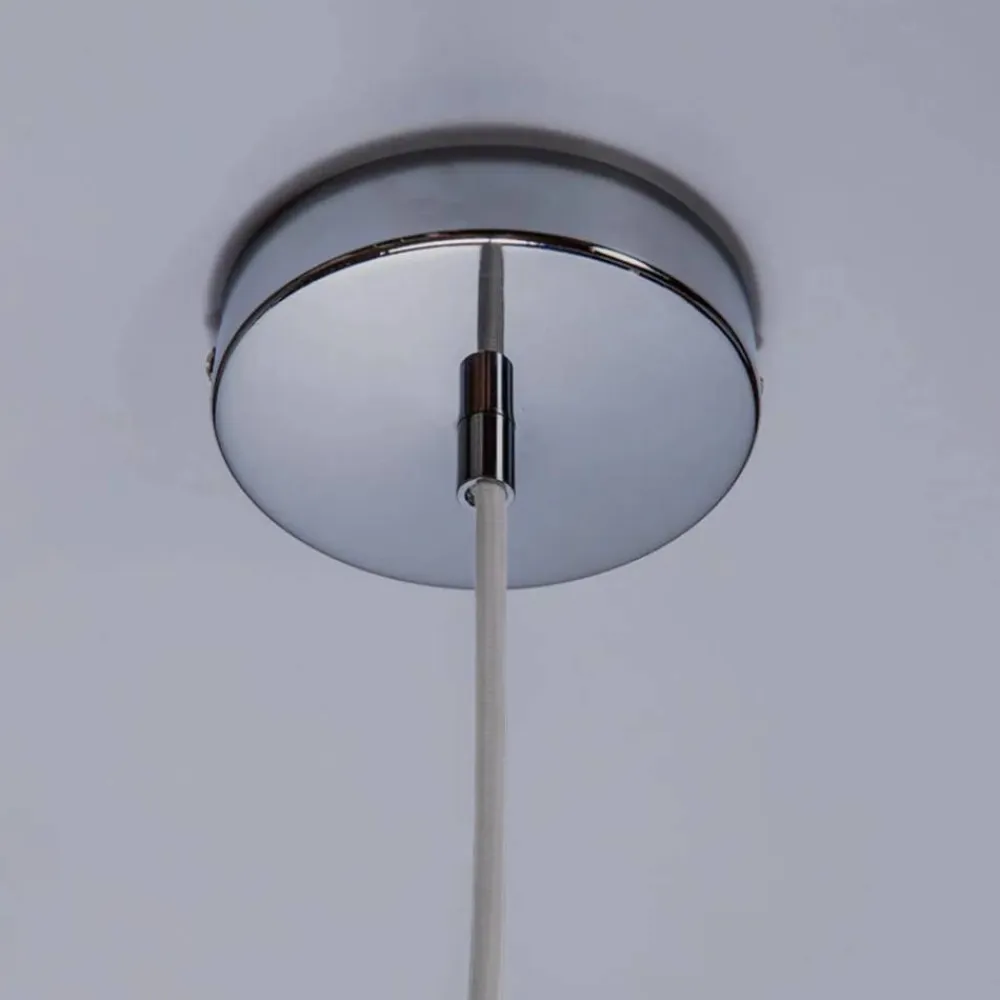 Clearance Crème Atelier Soft Serve pendel White-chrome 01 20 cm