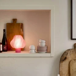 Best Crème Atelier Soft Serve portabel bordslampa Rose sorbet 23 cm