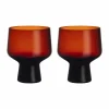 Best Iittala Solare glas på fot 29 cl 2-pack Koppar