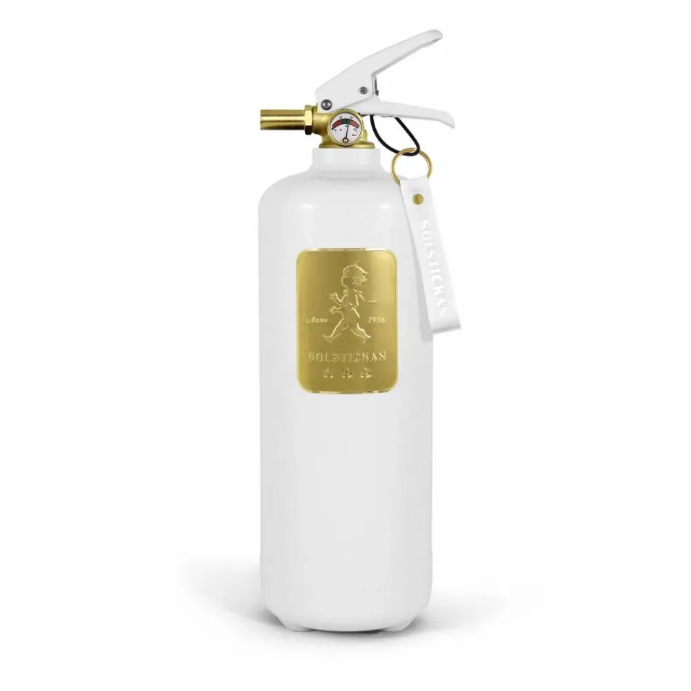 Solstickan Design Solstickan brandsläckare 2 kg Vit-guld