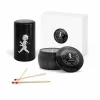 Hot Solstickan Design Solstickan presentbox doftljus + tändsticksrör Svart-doftljus cederträ