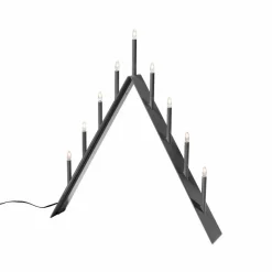 Clearance SMD Design Spica 9 adventsljusstake mörkgrå led