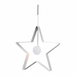 SMD Design Spica adventsstjärna 60 cm Vit-grå sladd