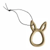 DBKD Sprinkle rabbit påskhänge 8 cm Shiny yellow