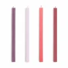 Outlet HAY Square Candle ljus mix 4-pack Reds-bordeaux