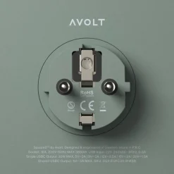 Avolt Square 2 grenuttag Oak Green