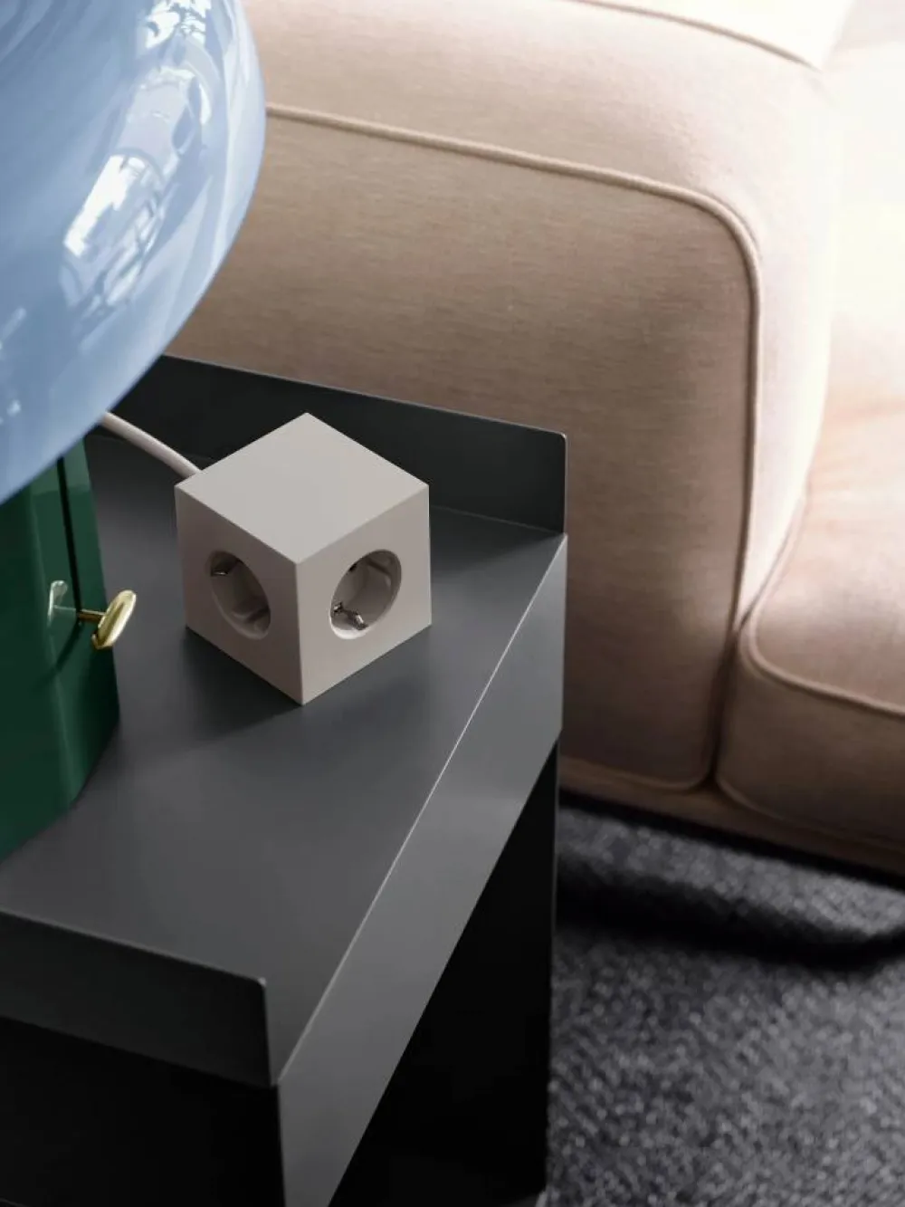 Avolt Square 1 grenuttag USB-C 30W 3 m Nomad Sand